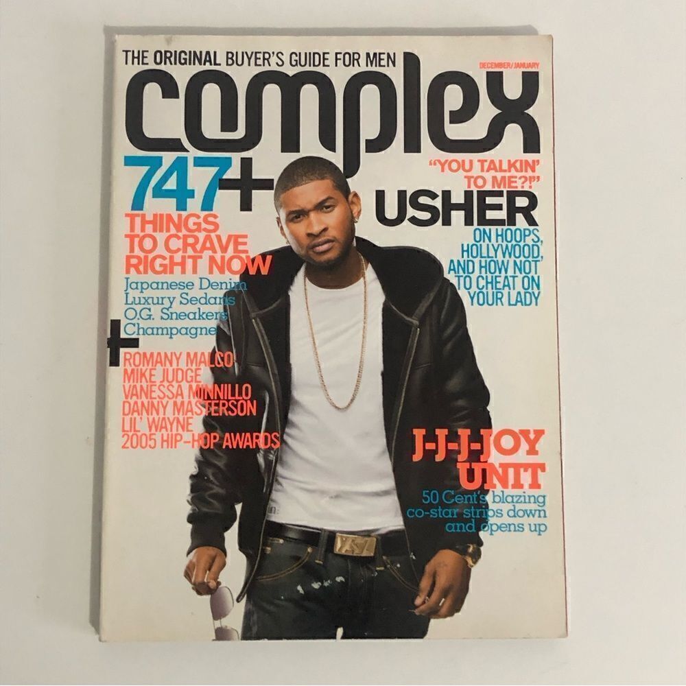 Complex Magazine December/January 2006 Usher/Joy Bryant/Marc Ekco Buyers Guide